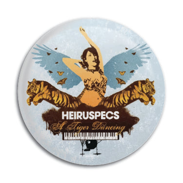 Heiruspecs (A Tiger Dancing) 1" Button / Pin / Badge