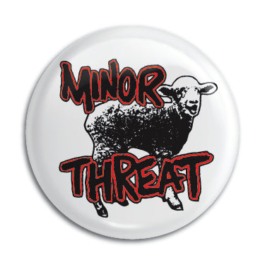 Minor Threat (Sheep) 1" Button / Pin / Badge Omni-Cult