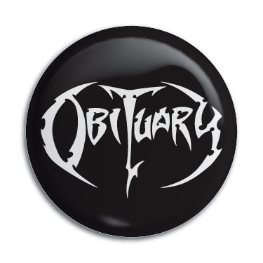 Obituary 1" Button / Pin / Badge