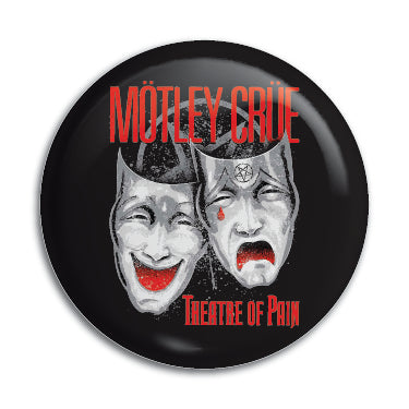 Motley Crue (Only Theatre Of Pain) 1" Button / Pin / Badge Omni-Cult