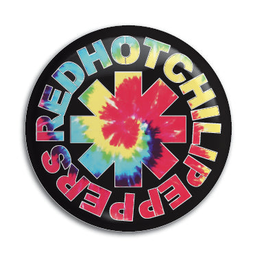 Red Hot Chili Peppers (Tie Dye Logo) 1" Button / Pin / Badge Omni-Cult