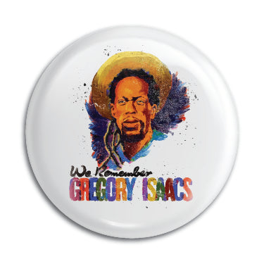 Gregory Isaacs (We Remember) 1" Button / Pin / Badge Omni-Cult