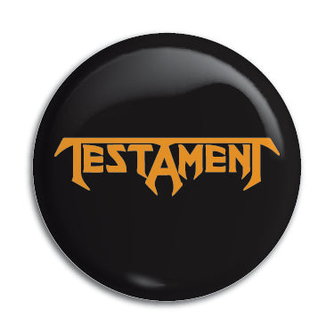 Testament (Logo 1) 1" Button / Pin / Badge Omni-Cult