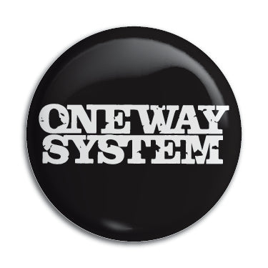 One Way System (Logo Only) 1" Button / Pin / Badge Omni-Cult