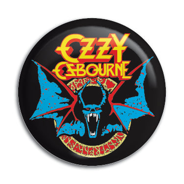 Ozzy Osbourne (Bat Logo) 1" Button / Pin / Badge Omni-Cult
