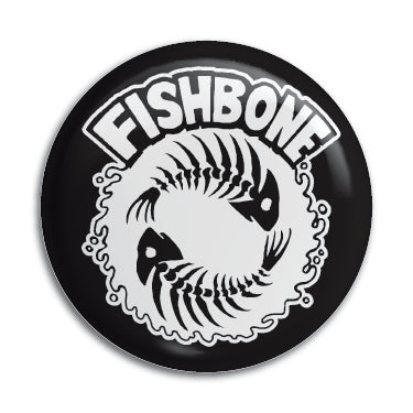 Fishbone 1" Button / Pin / Badge Omni-Cult