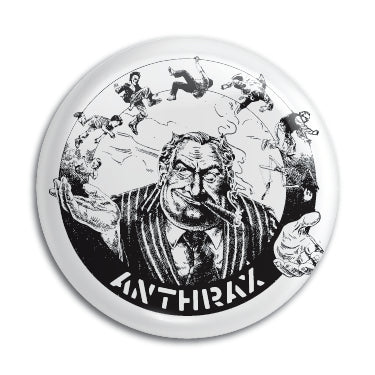 Anthrax (Capitalism Is Cannibalism) 1" Button / Pin / Badge Omni-Cult