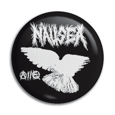 Nausea (Crust Dove) 1" Button / Pin / Badge Omni-Cult