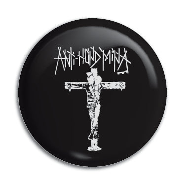 Anti Hund Mina 1" Button / Pin / Badge Omni-Cult