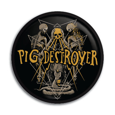 Pig Destroyer (Cult Design) 1" Button / Pin / Badge
