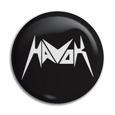 Havok (B&W Logo) 1" Button / Pin / Badge Omni-Cult