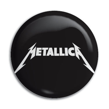 Metallica (Classic B&W Logo) 1" Button / Pin / Badge Omni-Cult
