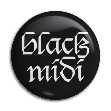 Black Midi 1" Button / Pin / Badge Omni-Cult