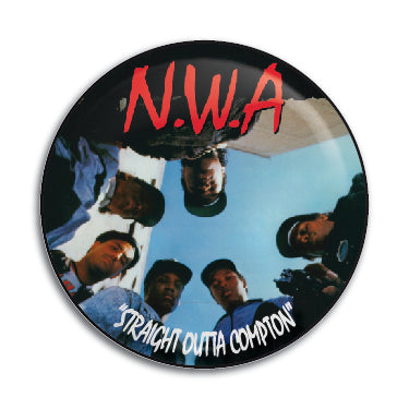 N.W.A. (Straight Outta Compton) 1" Button / Pin / Badge