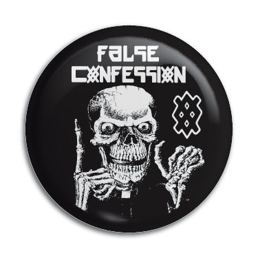 False Confession 1" Button / Pin / Badge Omni-Cult