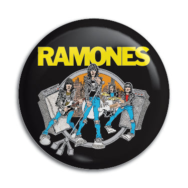 Ramones (Road To Ruin) 1" Button / Pin / Badge Omni-Cult