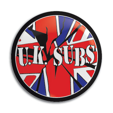 UK Subs (Union Jack) 1" Button / Pin / Badge Omni-Cult