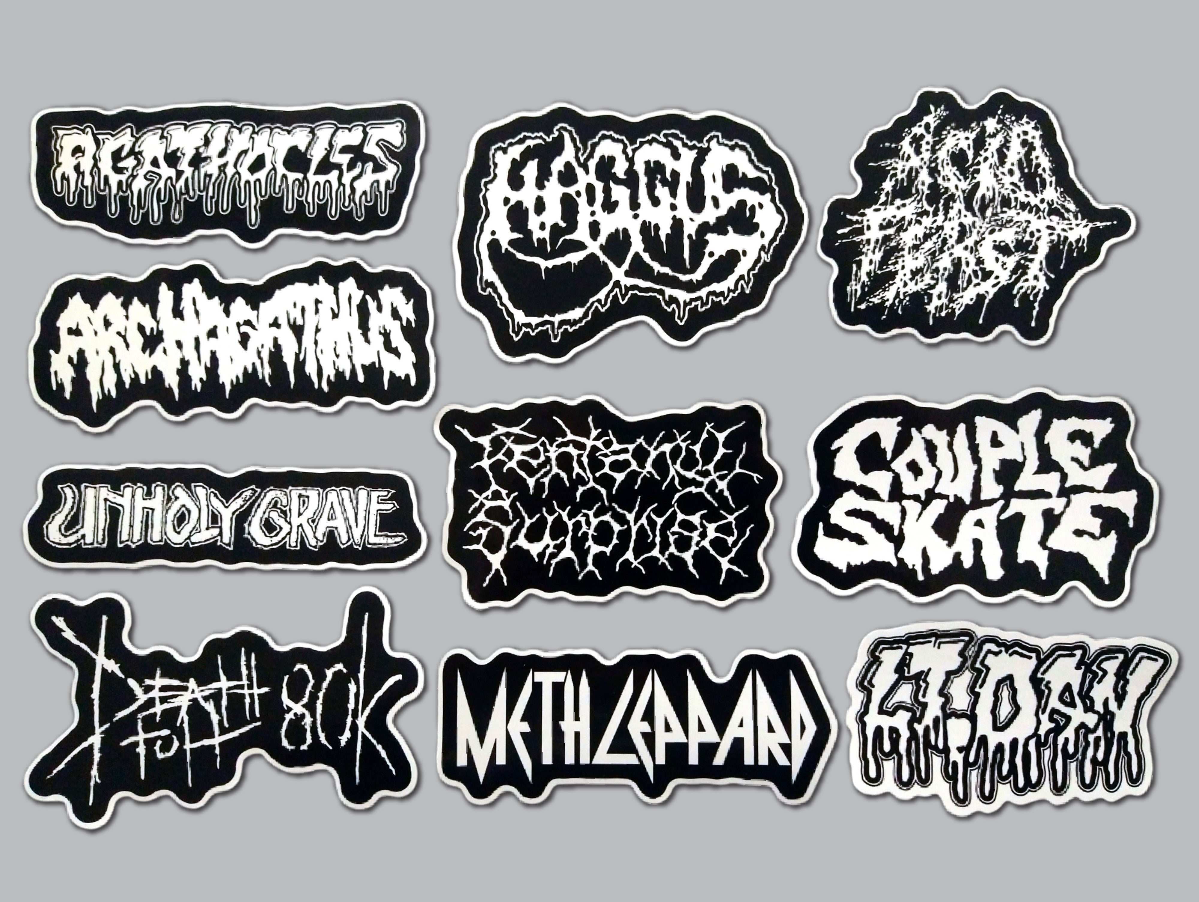 Grindcore Sticker Pack (10 Stickers) SET 2 – Omni-Cult
