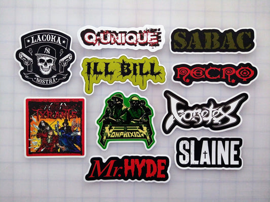 Underground Hip-Hop Sticker Pack (10 Stickers) Set 3