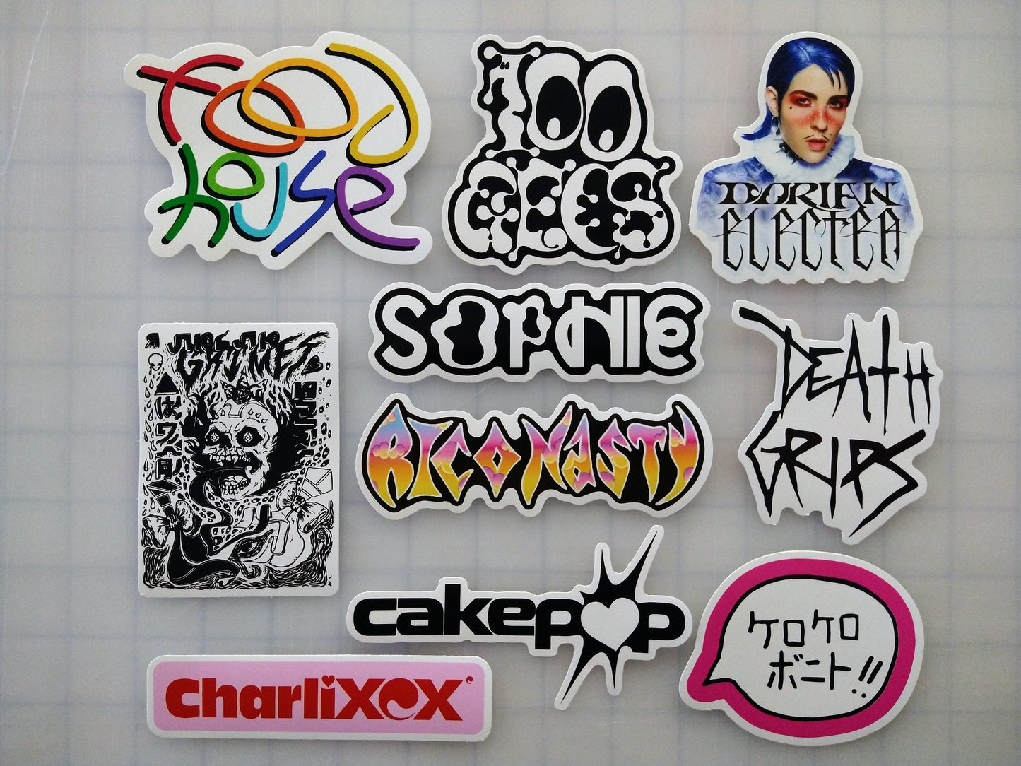 Hyperpop / Digicore Sticker Pack (10 Stickers)