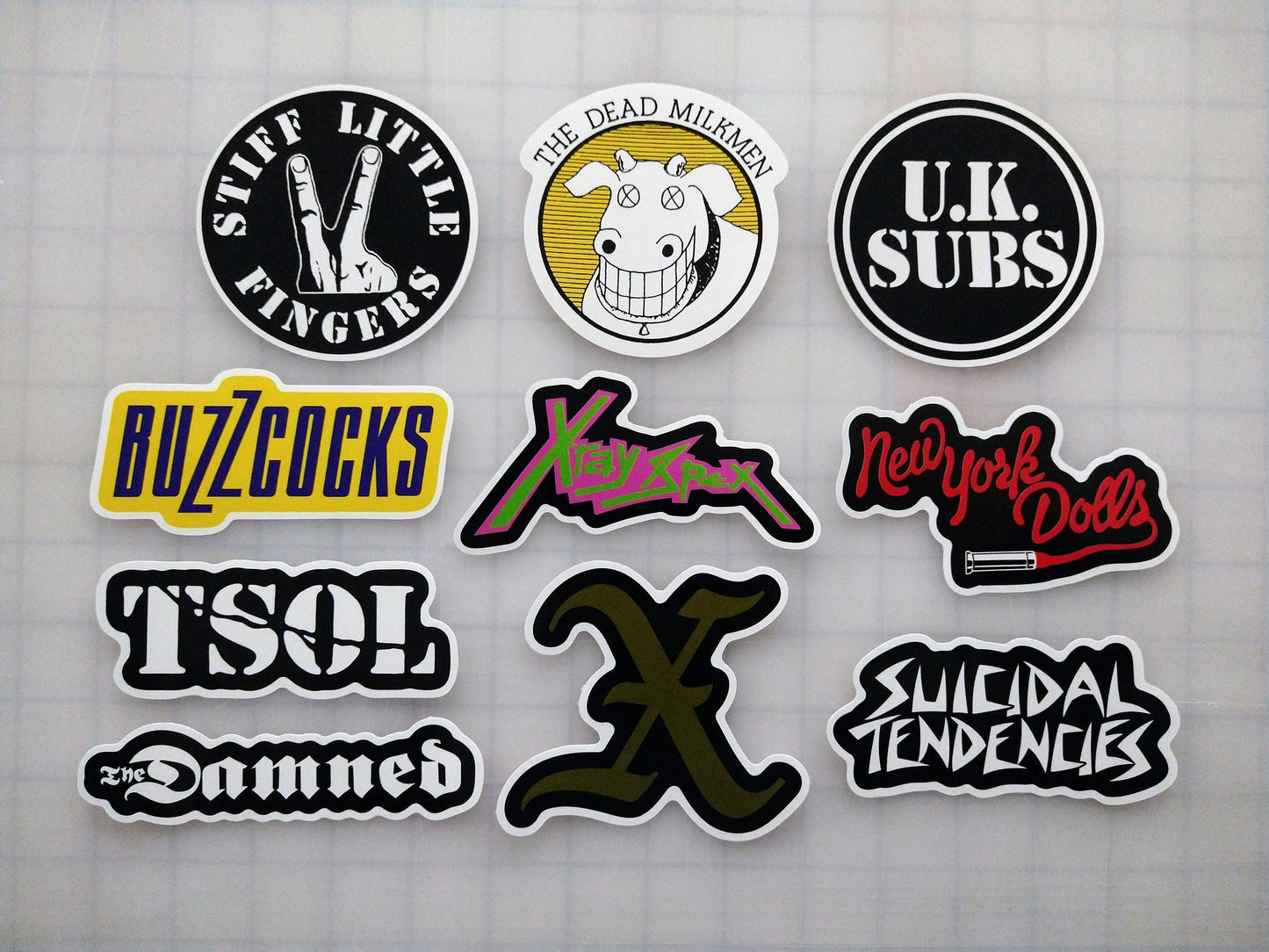 Punk Sticker Pack (10 Stickers) Set 3