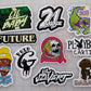 Modern Hip-Hop Sticker Pack (10 Stickers) Set 1
