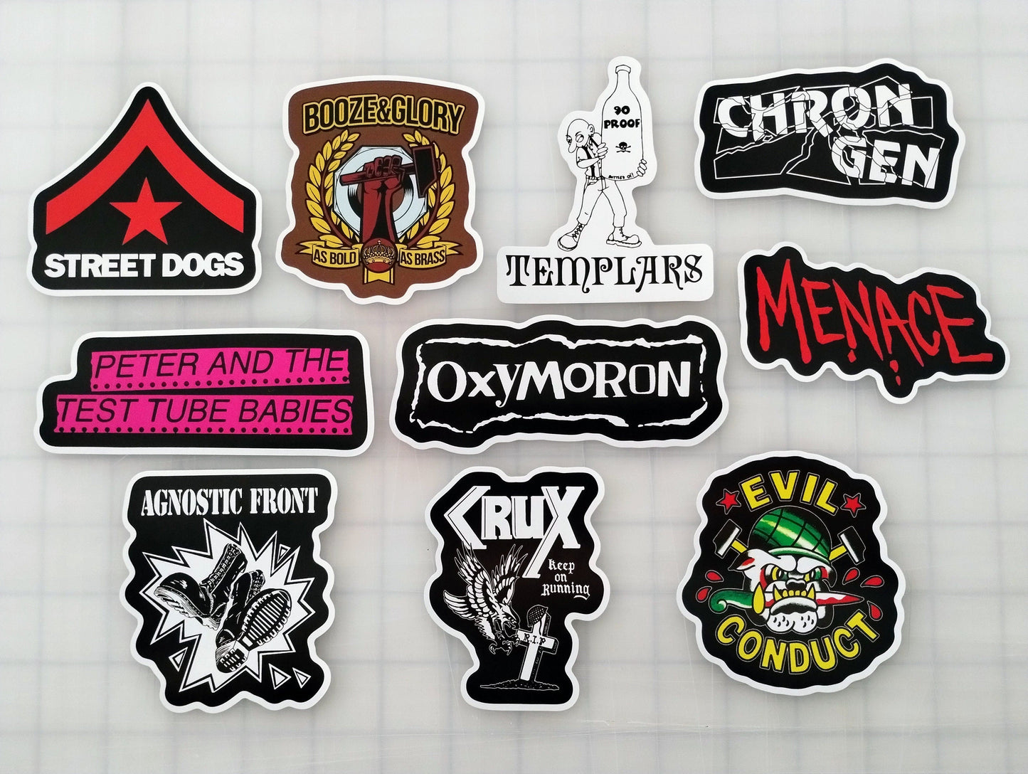 Oi! Street Punk Sticker Pack (10 Stickers) SET 2