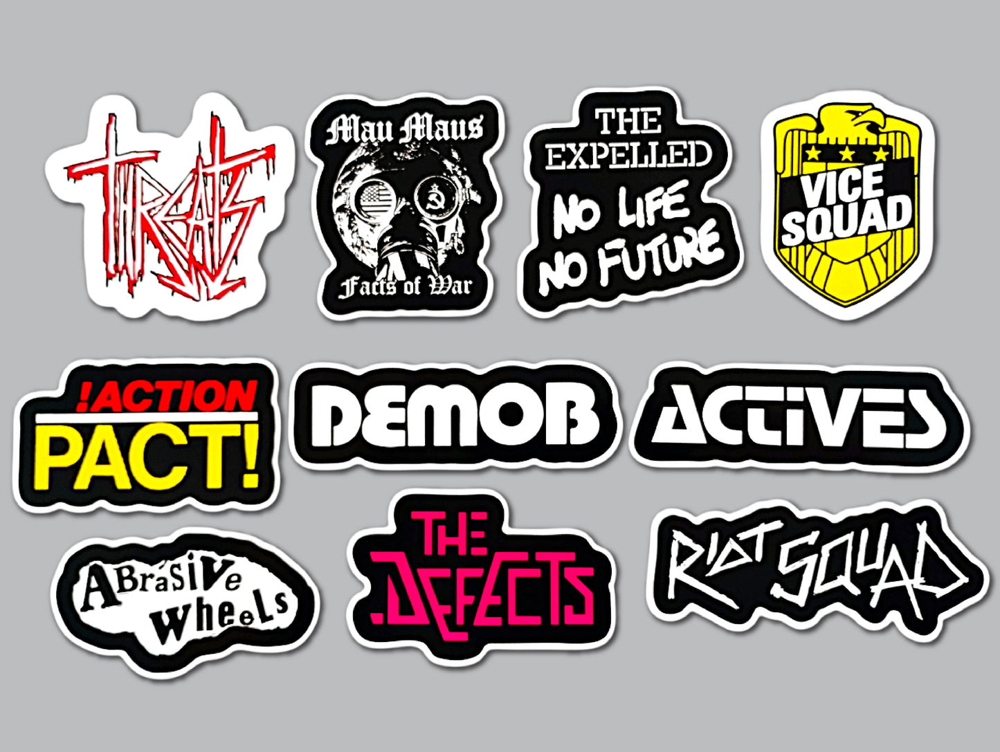 Street Punk / UK 82 Sticker Pack (10 Stickers) SET 3