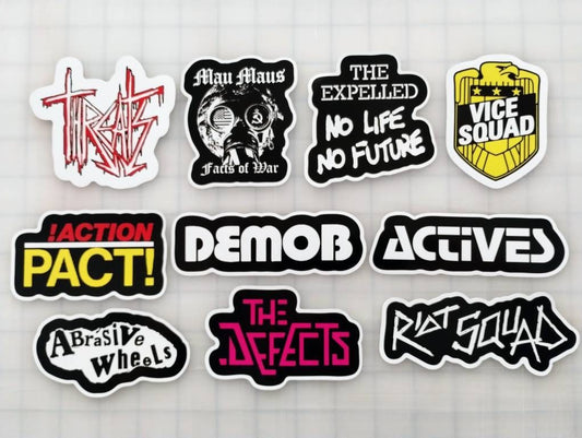 Street Punk / UK 82 Sticker Pack (10 Stickers) SET 3