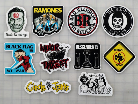 Punk Sticker Pack (10 Stickers) Set 11