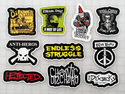 Street Punk / UK 82 Sticker Pack (10 Stickers) SET 2