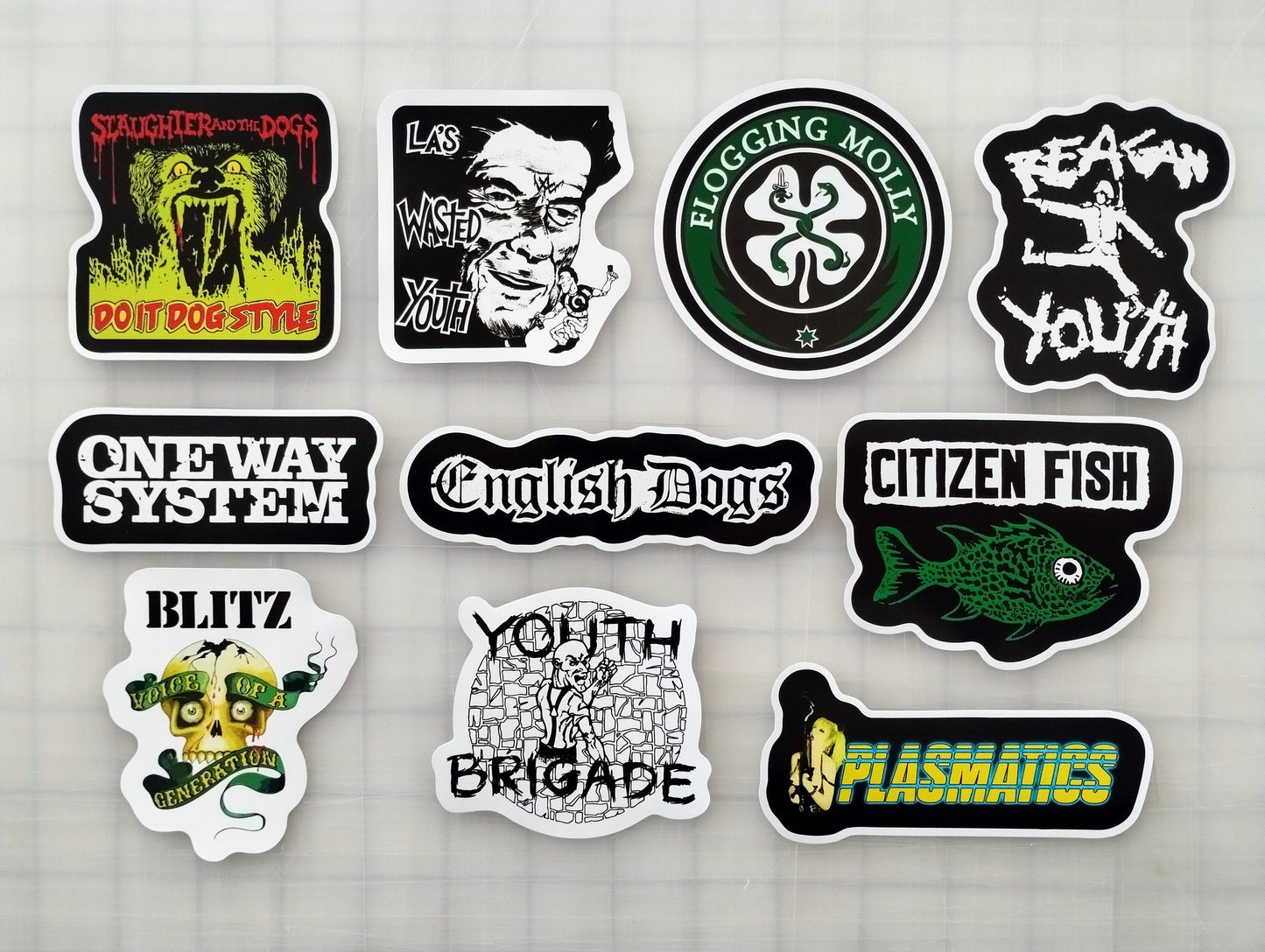 Punk Sticker Pack (10 Stickers) Set 5