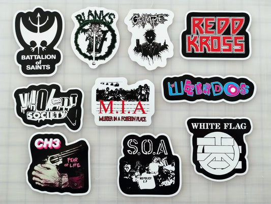 Punk Sticker Pack (10 Stickers) SET 9