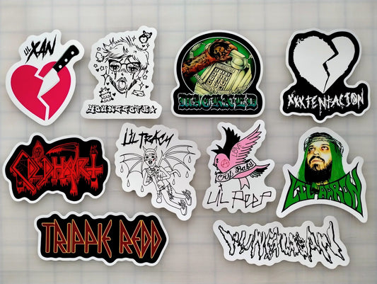 Modern Hip-Hop Sticker Pack (10 Stickers) Set 5
