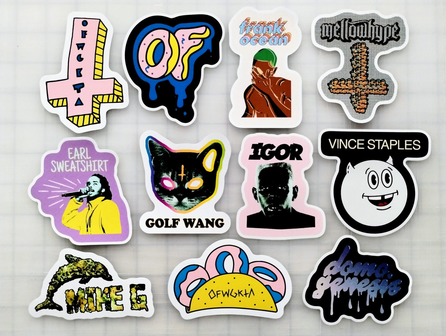 Odd Future / Hip-Hop Sticker Pack (11 Stickers) Set 1