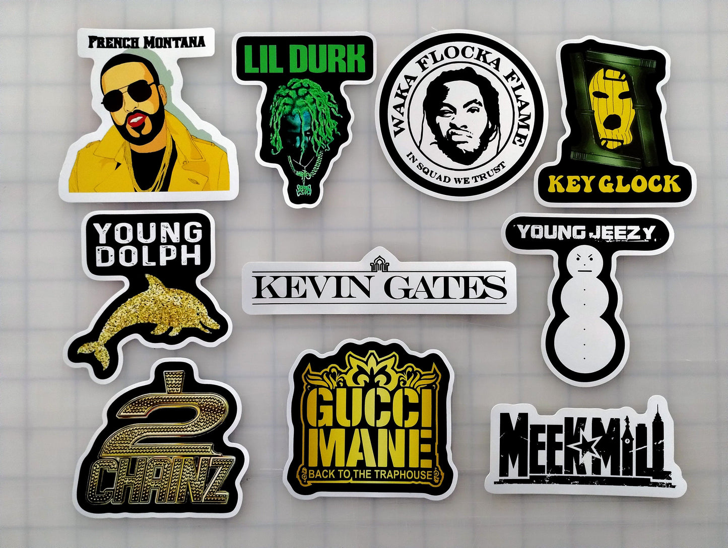 Modern Hip-Hop Sticker Pack (10 Stickers) Set 7