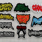 Thrash Metal Sticker Pack (10 Stickers) Set 3