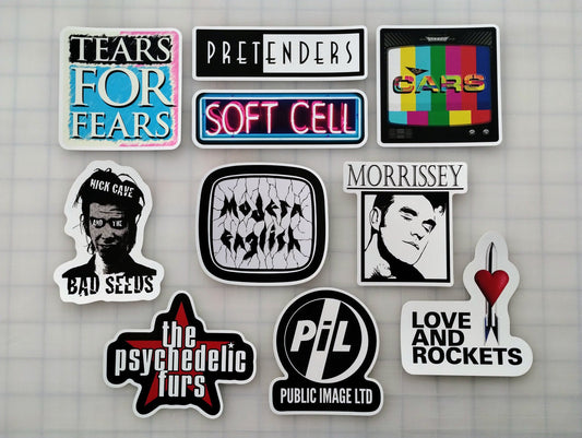 New Wave Sticker Pack (10 Stickers) SET 2