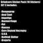 Grindcore Sticker Pack (10 Stickers) SET 3