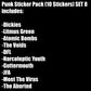 Punk Sticker Pack (10 Stickers) SET 8