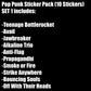 Pop Punk Sticker Pack (10 Stickers) Set 1