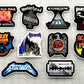 Metal / Hard Rock Sticker Pack (10 Stickers) SET 4